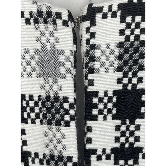 Alex Marie Plaid Long Jacket Women’s Size 4 Gray Black Check Classic Preppy - Picture 7 of 13